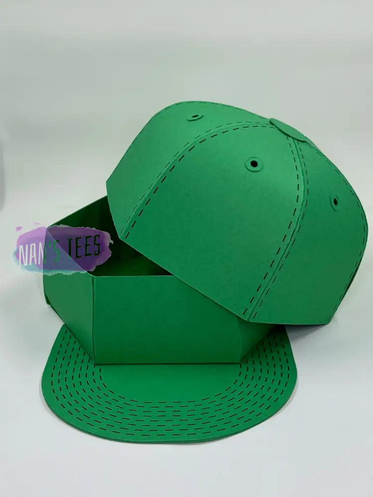 3D Baseball Cap Gift Box Father's Day Valentine's Favor Box Pa